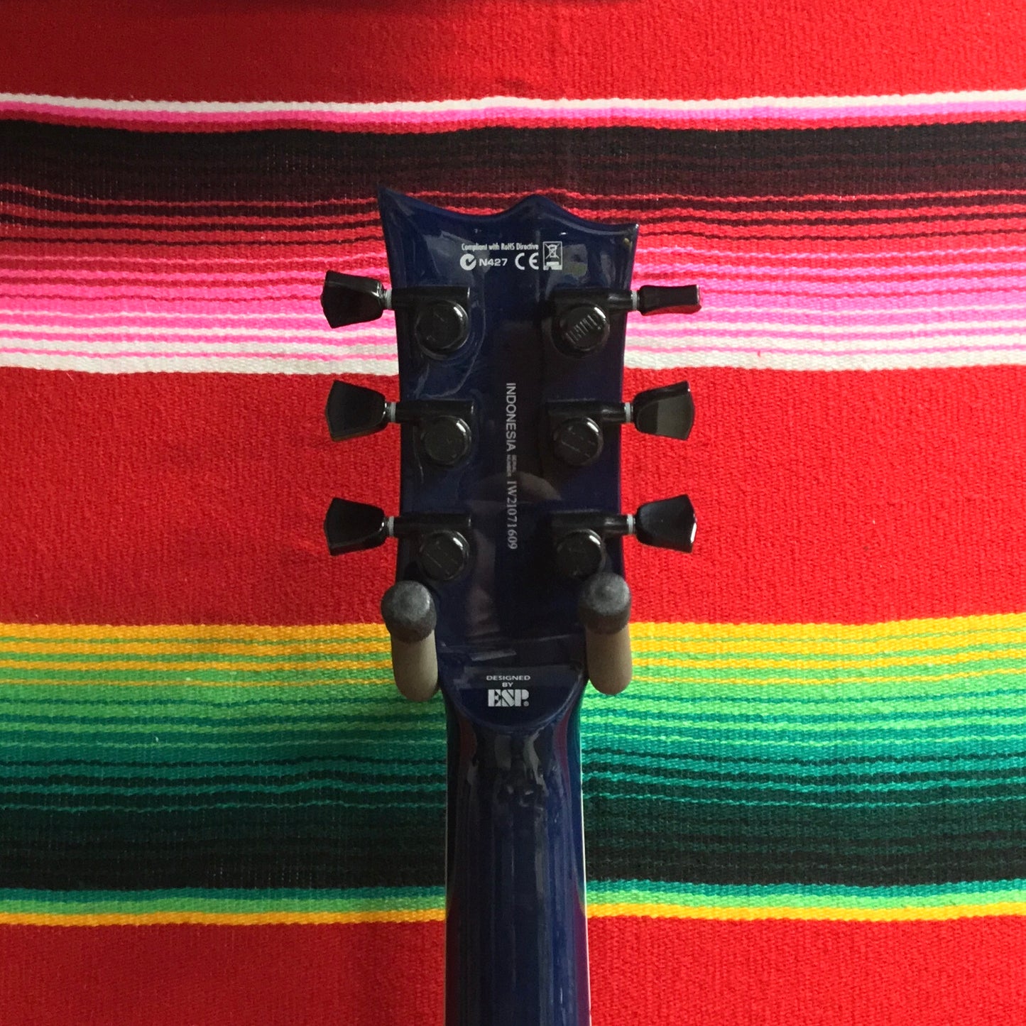 ESP LTD EC-1000 Deluxe Blue Natural Fade (2021)