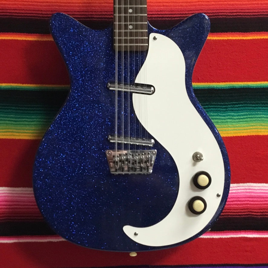 Danelectro 59DC 12 String Blue Sparkle (2001)