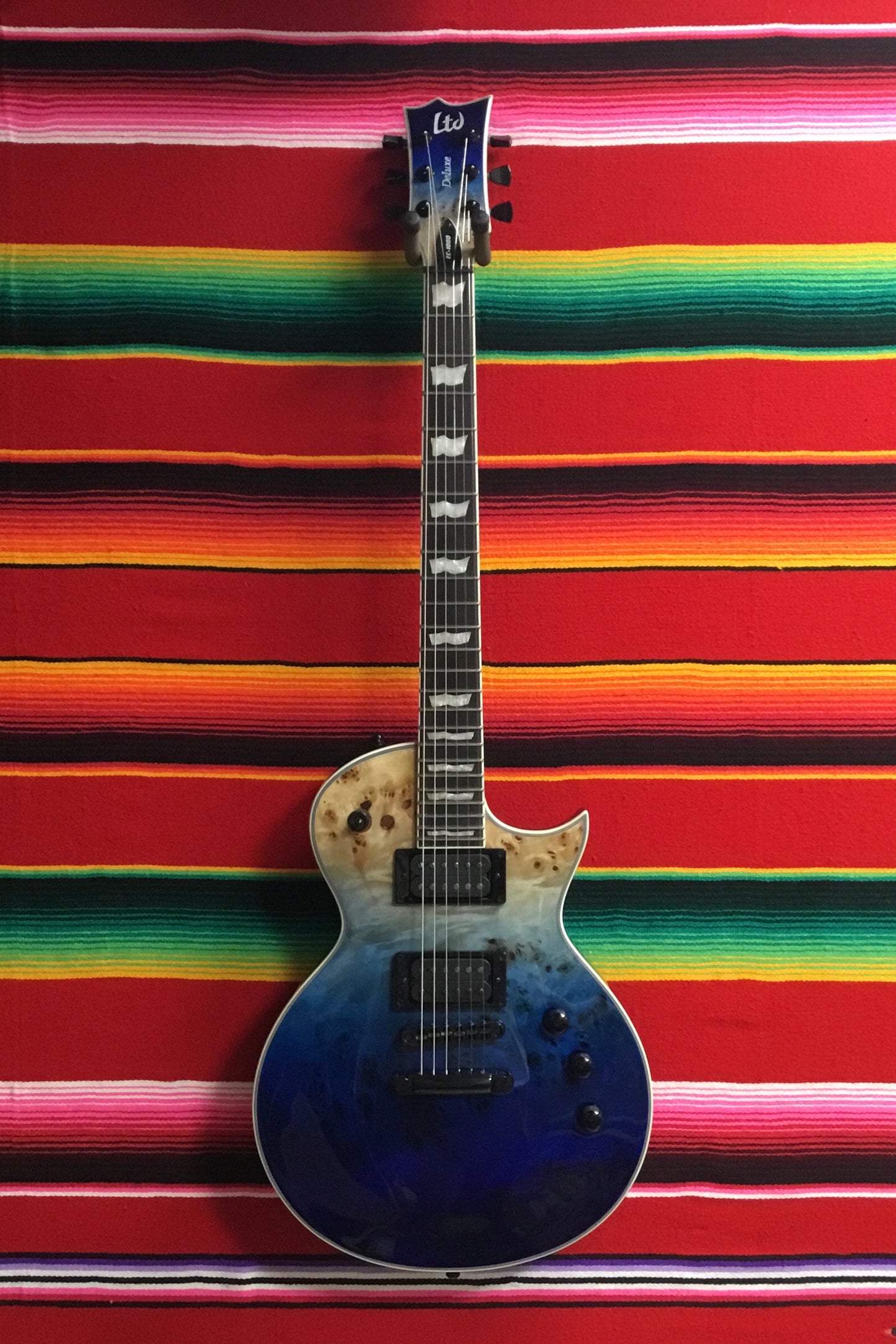 ESP LTD EC-1000 Deluxe Blue Natural Fade (2021)