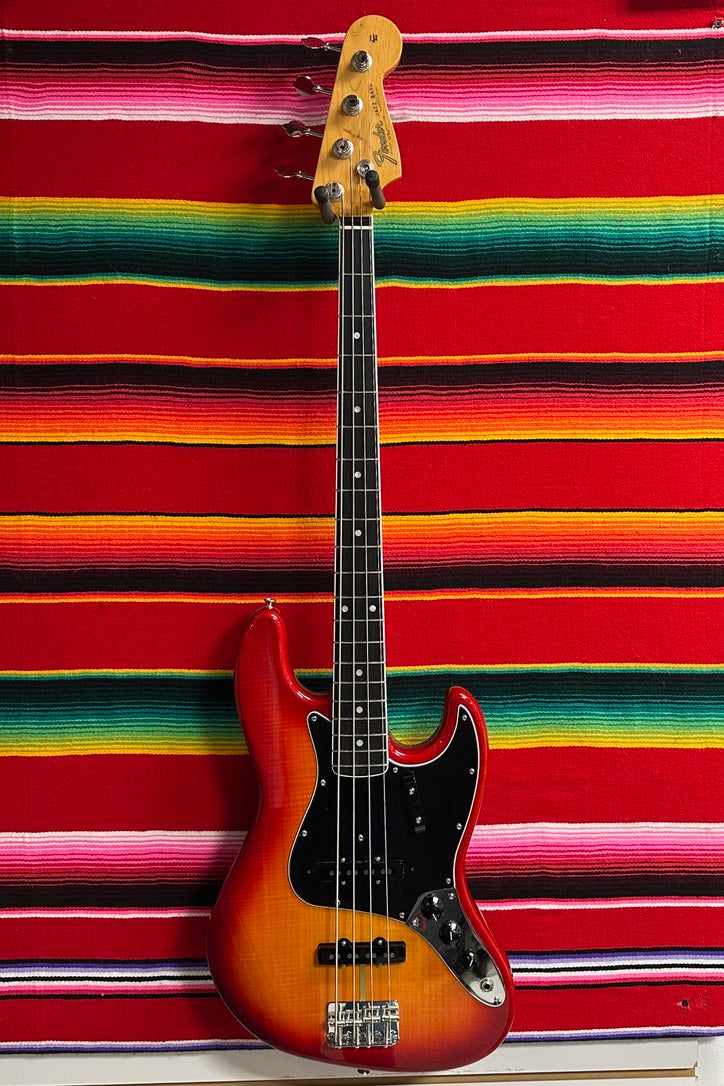 Fender Rarities Collection Flame Ash Top Jazz Bass Plasma Red Burst (2019)