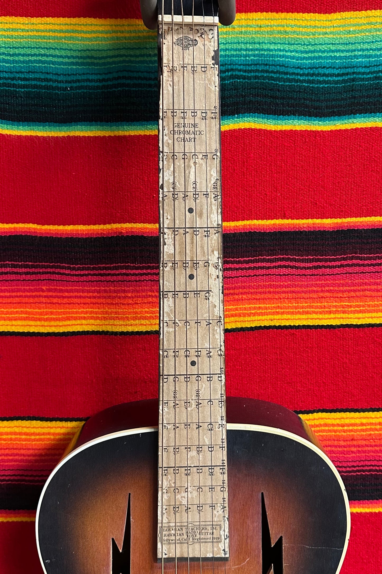 Dobro Radio Tone Hawaiian Square Neck Resonator (1936-38)