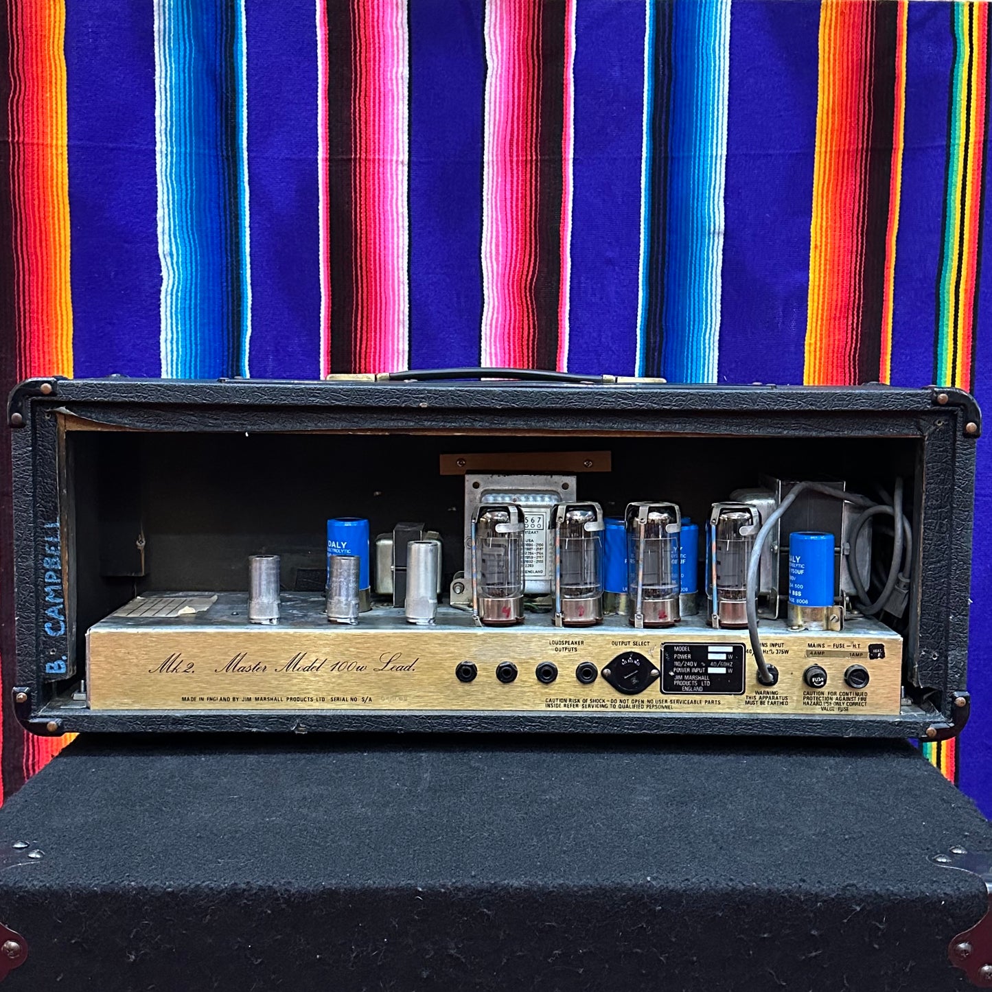 Marshall JMP Model 2203 Mk.2 Master Model 100 Watt Lead Head (1980)