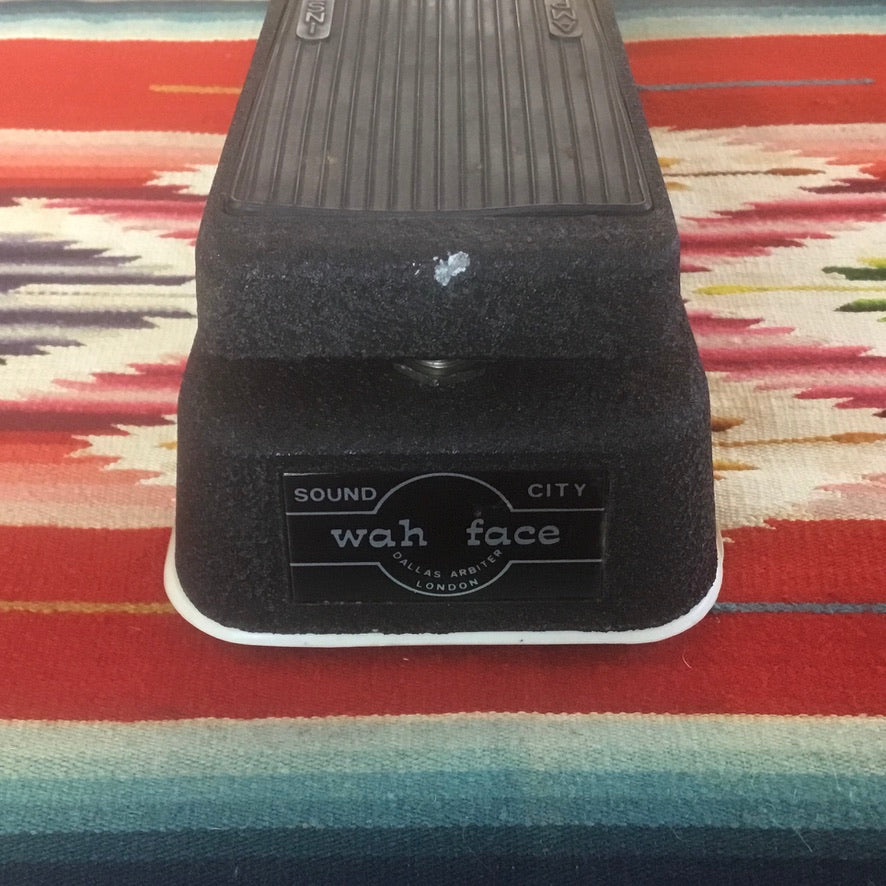 Dallas Arbiter Wah Face 1960's Black 'Sound City'