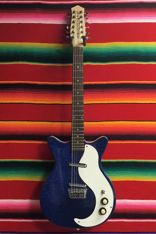 Danelectro 59DC 12 String Blue Sparkle (2001)