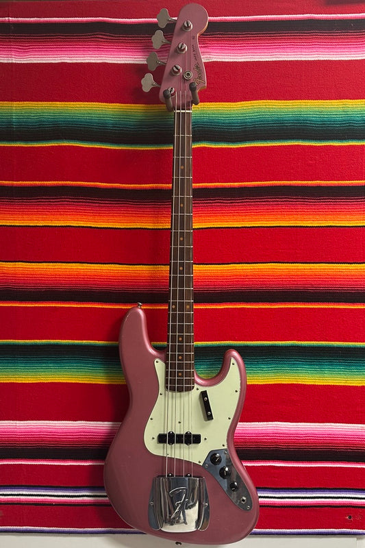Fender Custom Shop 1962 Jazz Bass Journeyman Relic Burgundy Mist Metallic (2018)