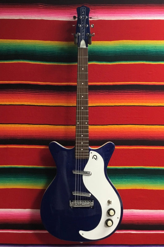 Danelectro 59M NOS+ Blue Metalflake