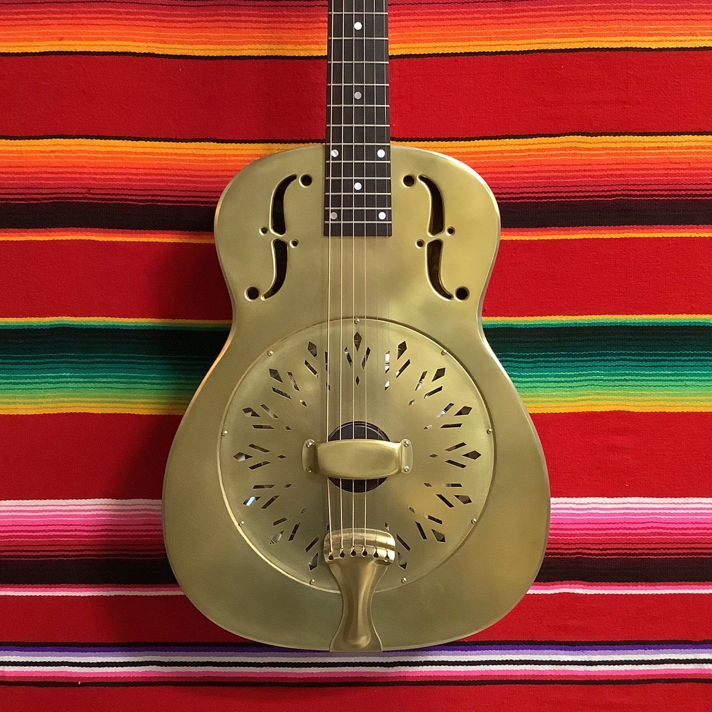 National Reso-Phonic Raw Series Brass 14 Fret Resonator (2023)