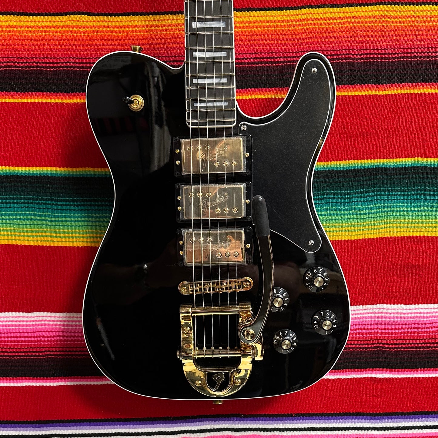 Fender Parallel Universe Volume II Troublemaker Tele Deluxe with Bigsby Black (2020)
