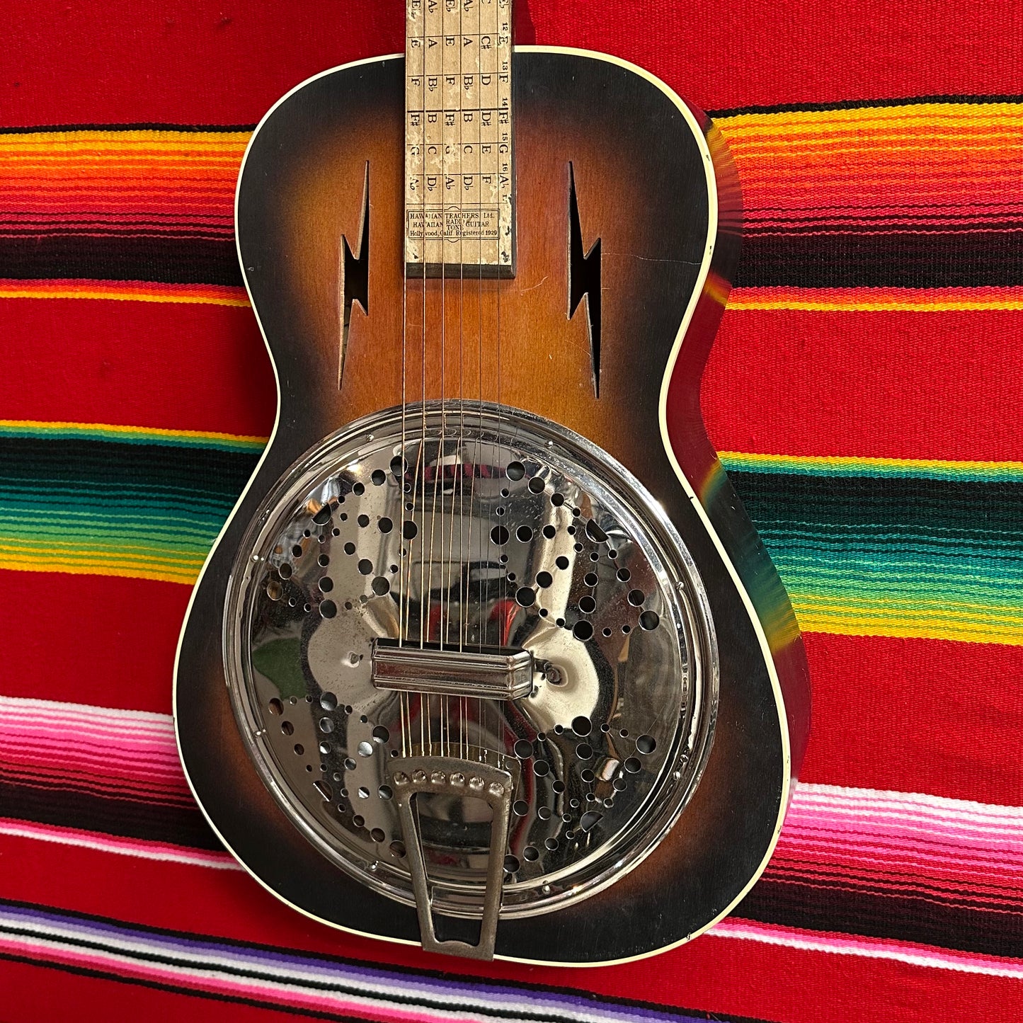 Dobro Radio Tone Hawaiian Square Neck Resonator (1936-38)