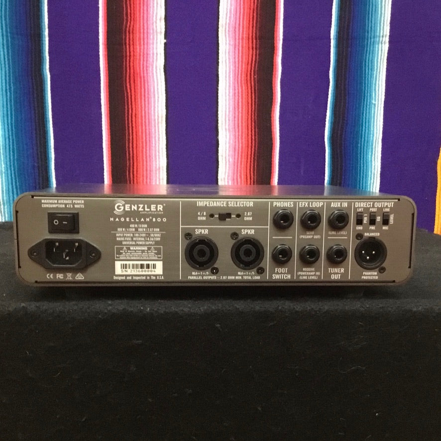 Genzler Amplification Magellan 800 Watt Bass Amp Head