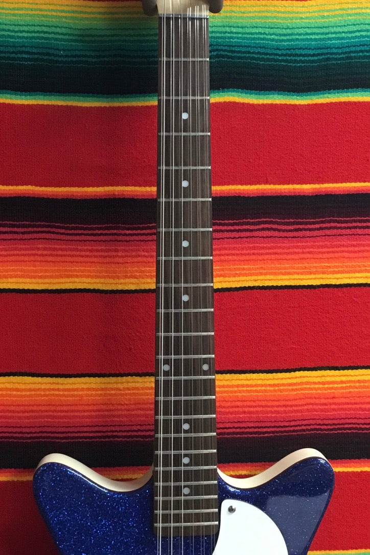 Danelectro 59DC 12 String Blue Sparkle (2001)