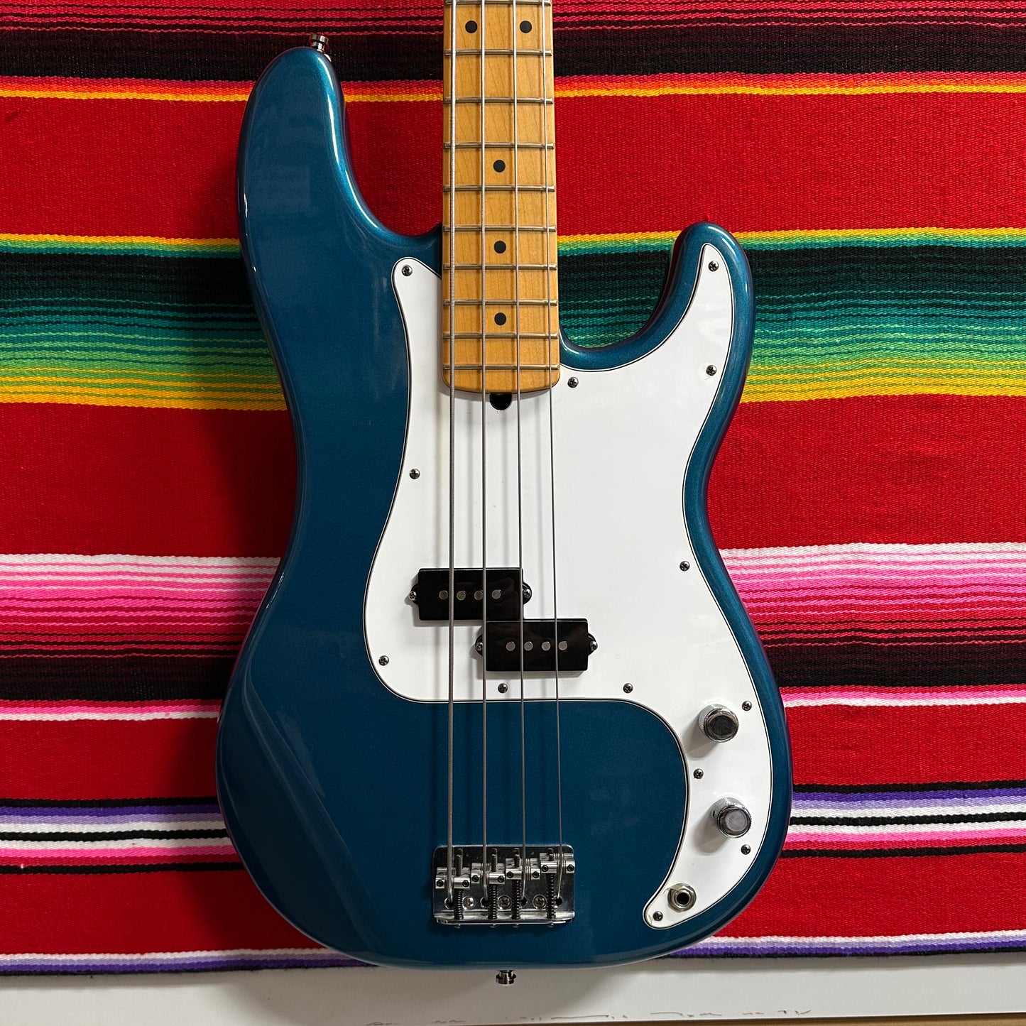 Fender American Standard Precision Bass Aqua Marine Metallic (1999)