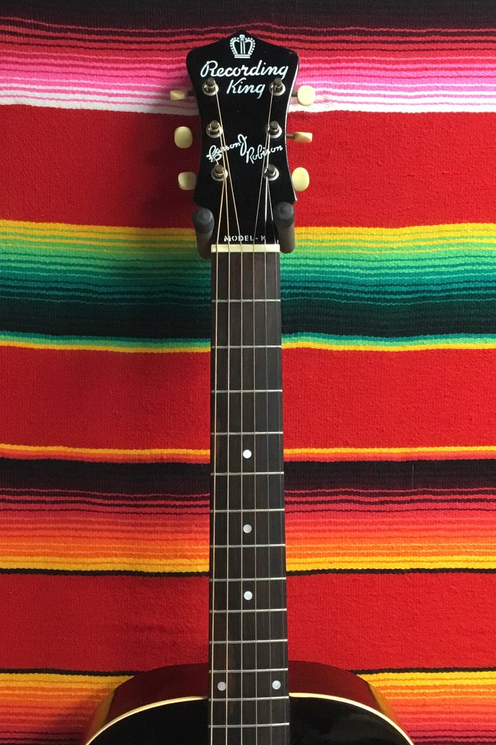 Recording King 1134 Carson J. Robison Model-K Sunburst (1937-39)