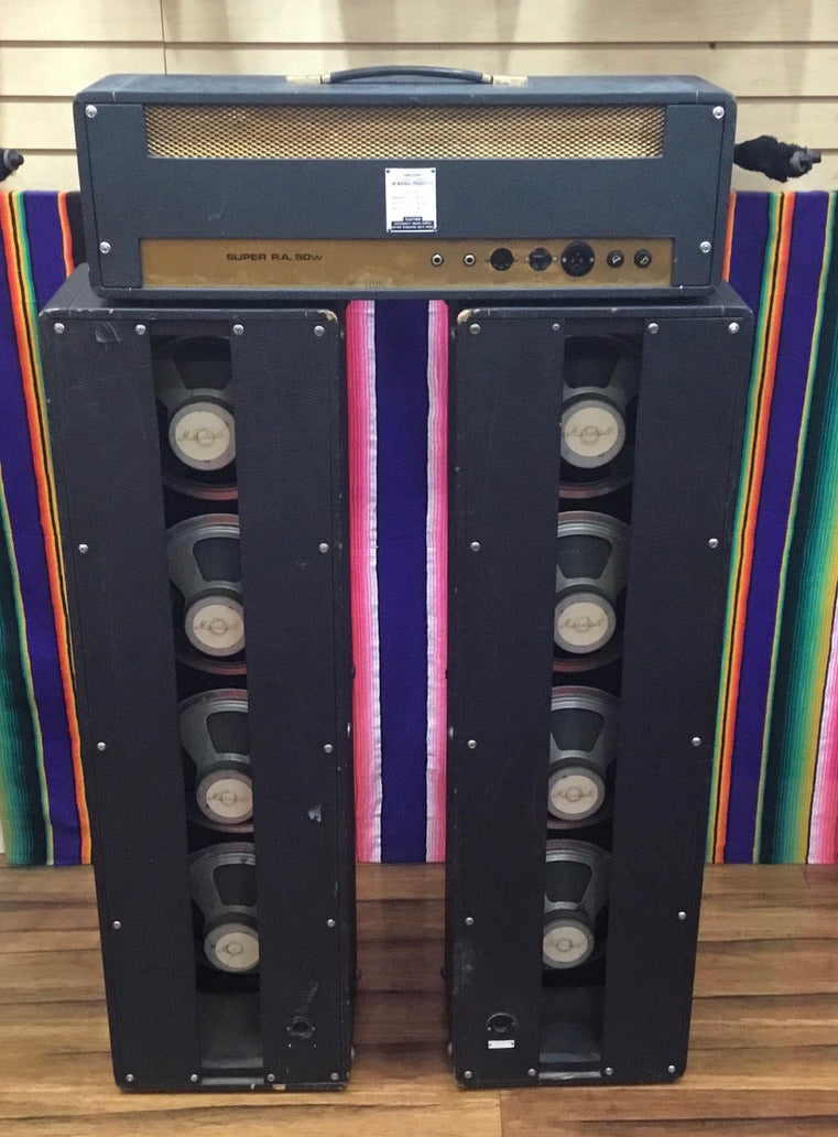 Marshall JTM50 Mk III Super PA Head and Columns (1966-67)
