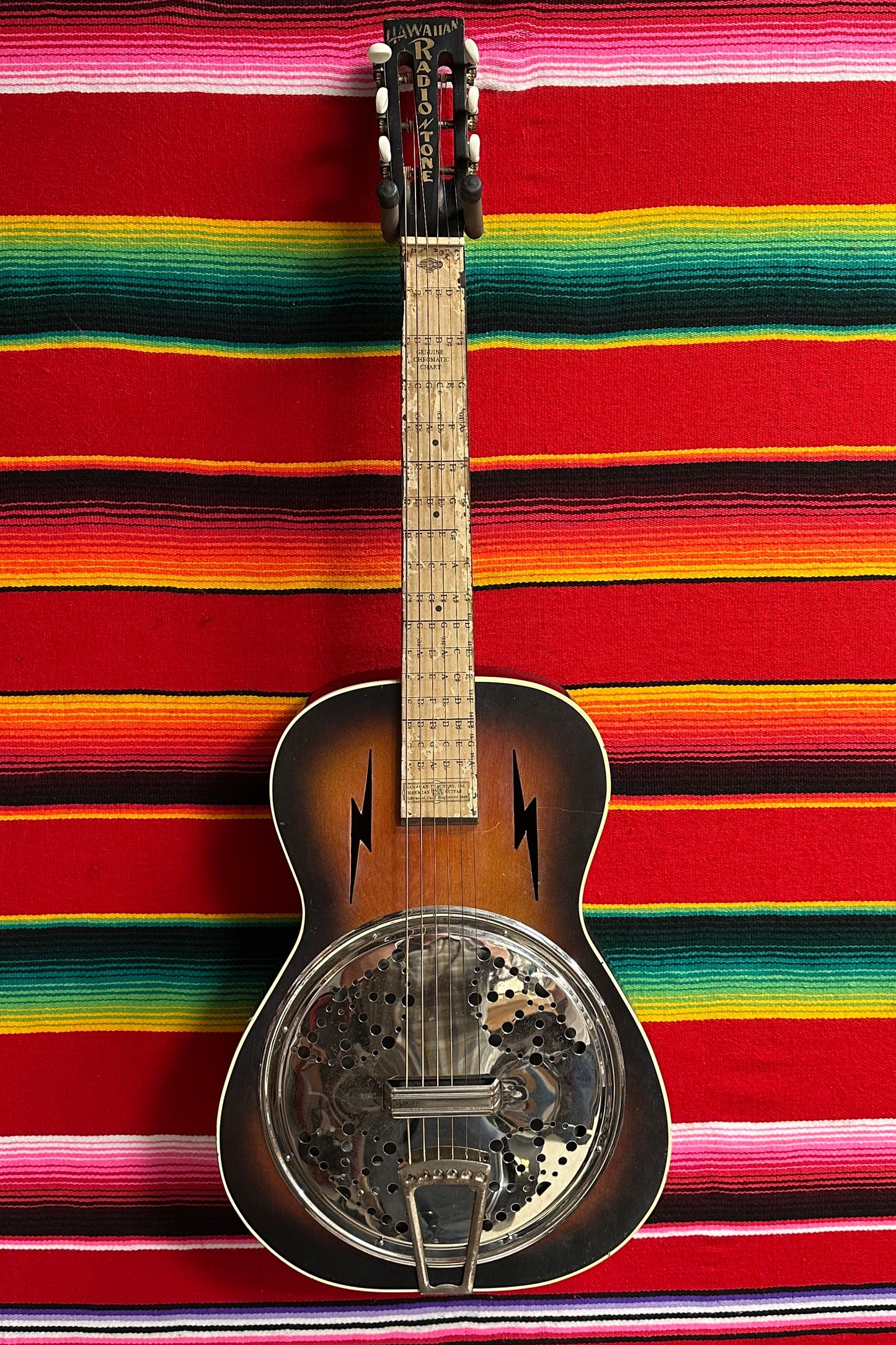 Dobro Radio Tone Hawaiian Square Neck Resonator (1936-38)