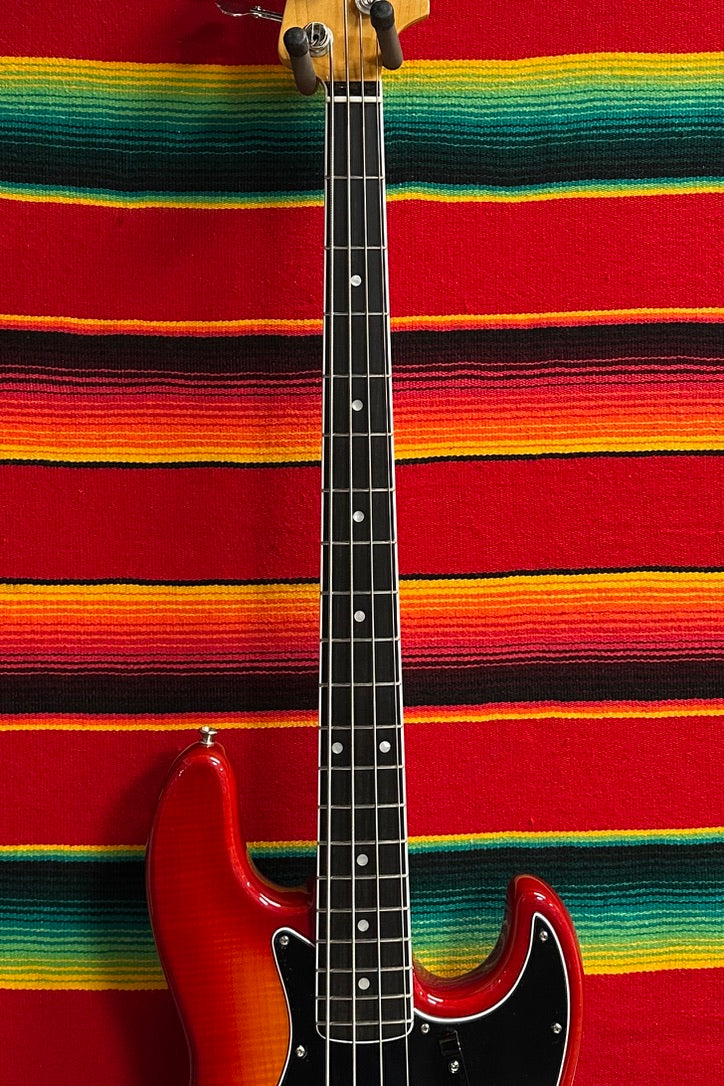 Fender Rarities Collection Flame Ash Top Jazz Bass Plasma Red Burst (2019)