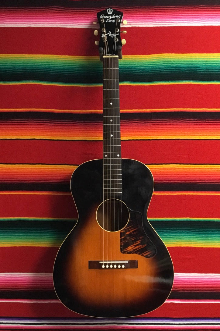 Recording King 1134 Carson J. Robison Model-K Sunburst (1937-39)