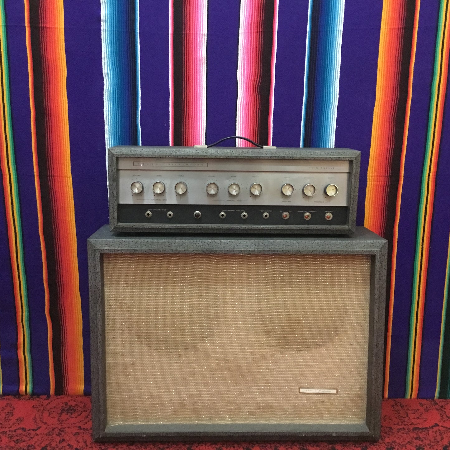 Silvertone Model 1484 Twin Twelve (1960s)