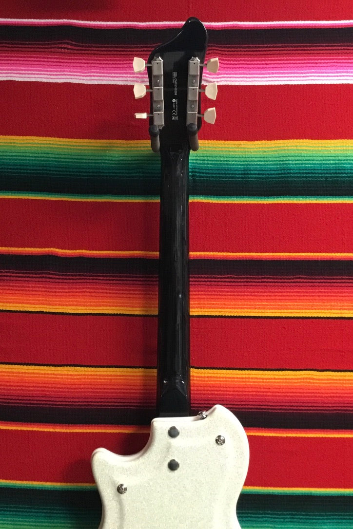 Supro 1572SW Belmont Single Pickup Americana Series Electric Guitar Sparkle White
