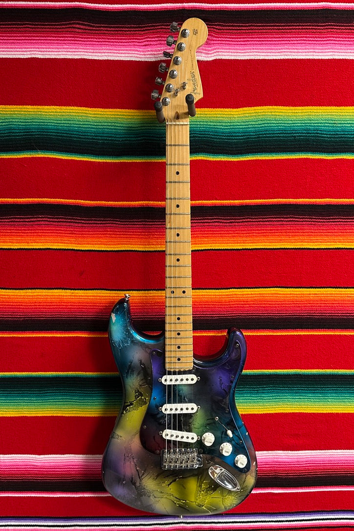 Fender Highway One Stratocaster Wayne Jarrett Painted (2002)