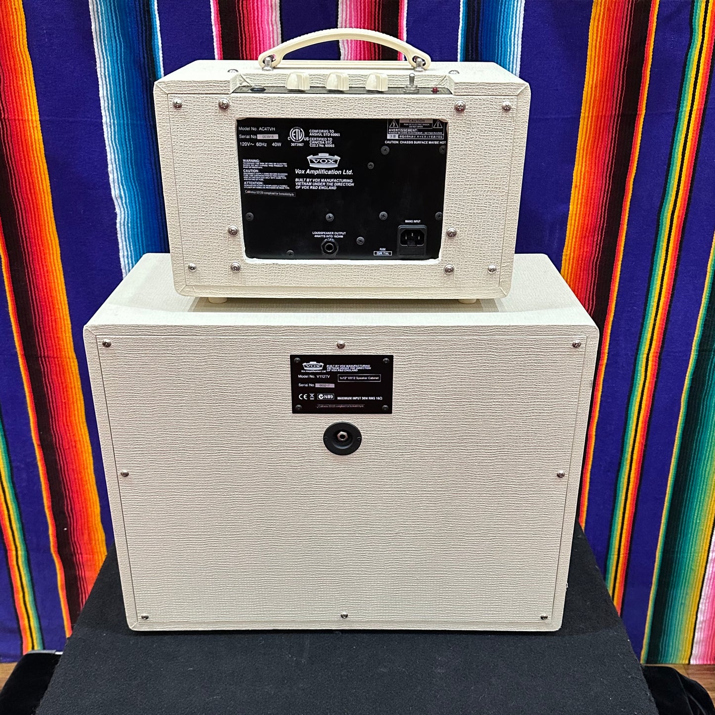 Vox AC4TVH Head and V112TV Cabinet (2010's)