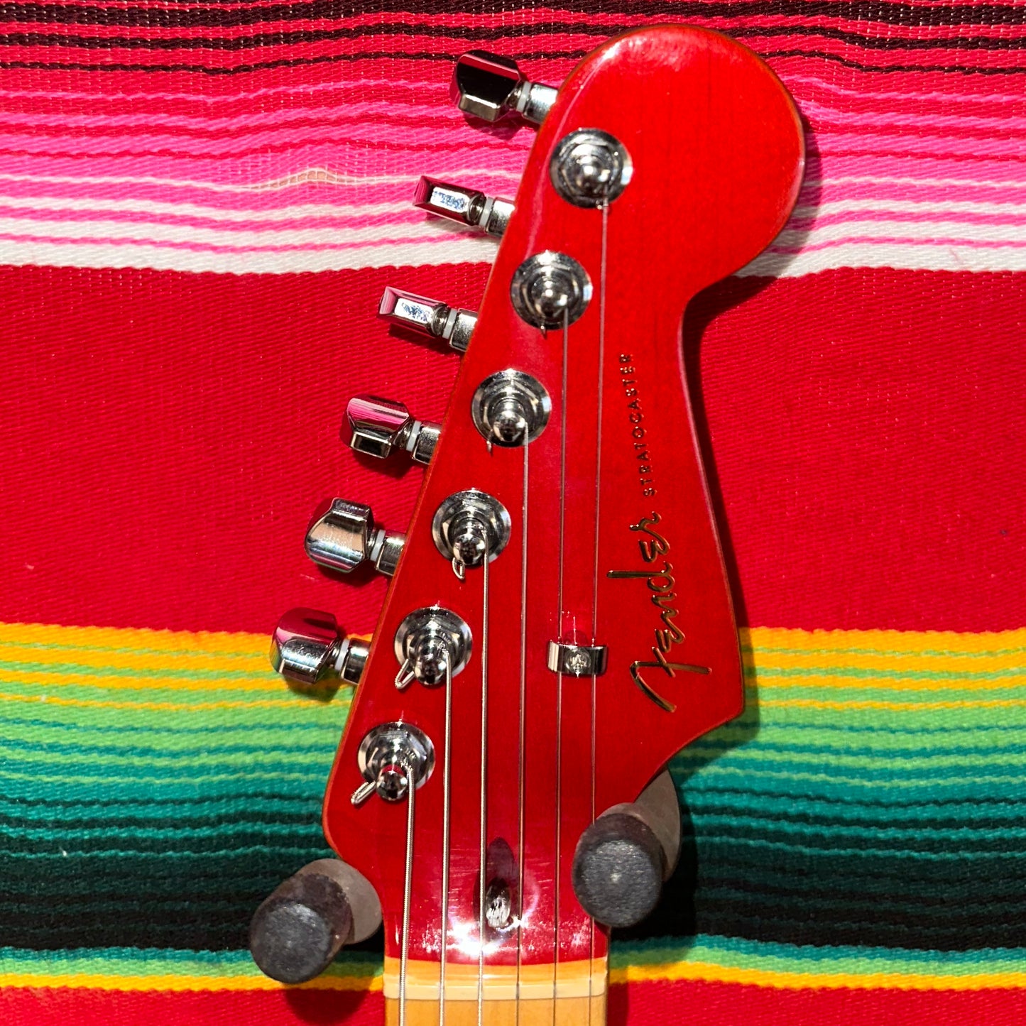 Fender American Ultra Luxe Stratocaster Plasma Red Burst (2021)
