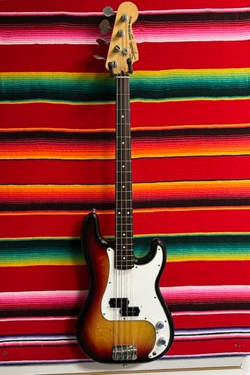 Squier MIJ Precision Bass 3-Tone Sunburst (1984)
