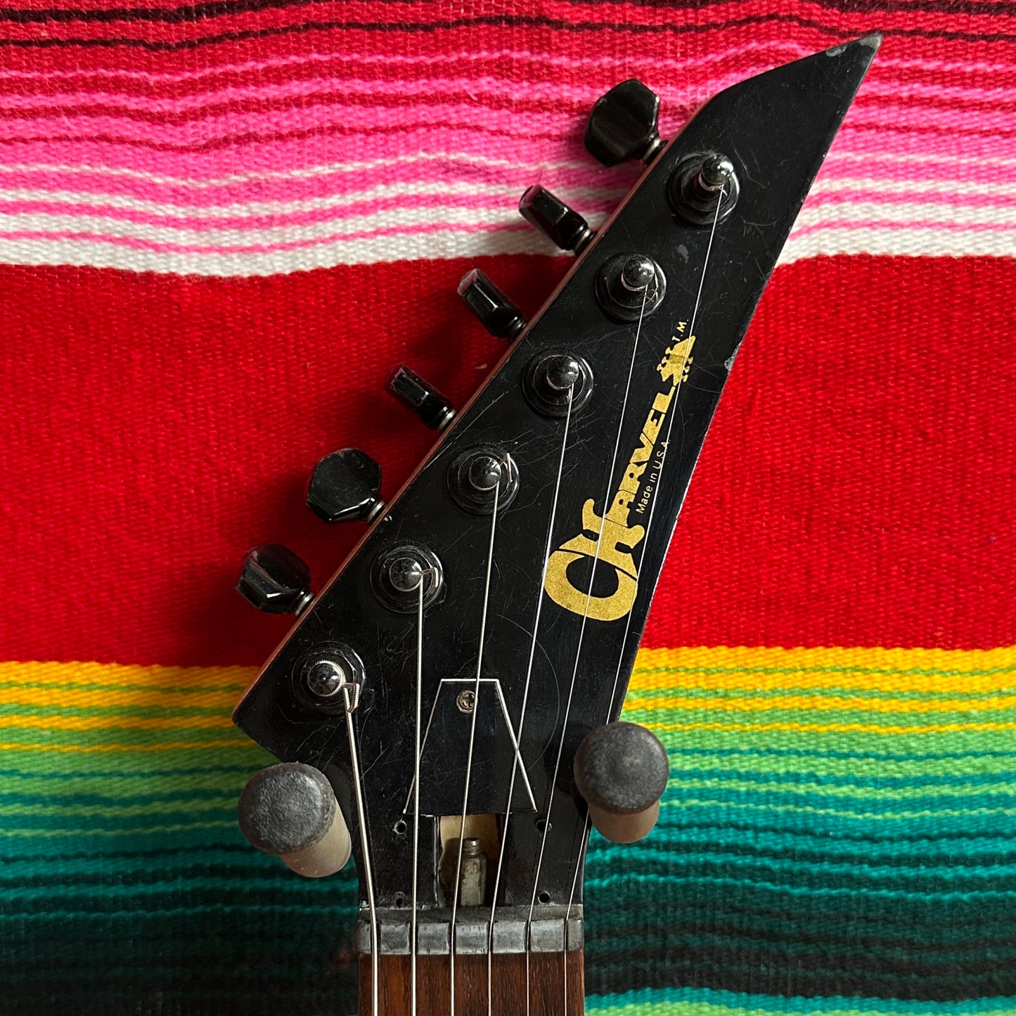 Charvel San Dimas HSS in Red Burst (1985)