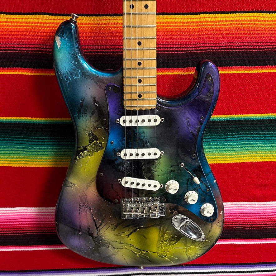 Fender Highway One Stratocaster Wayne Jarrett Painted (2002)