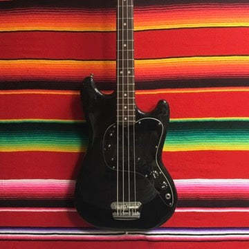 Fender Musicmaster Bass Black (1978)