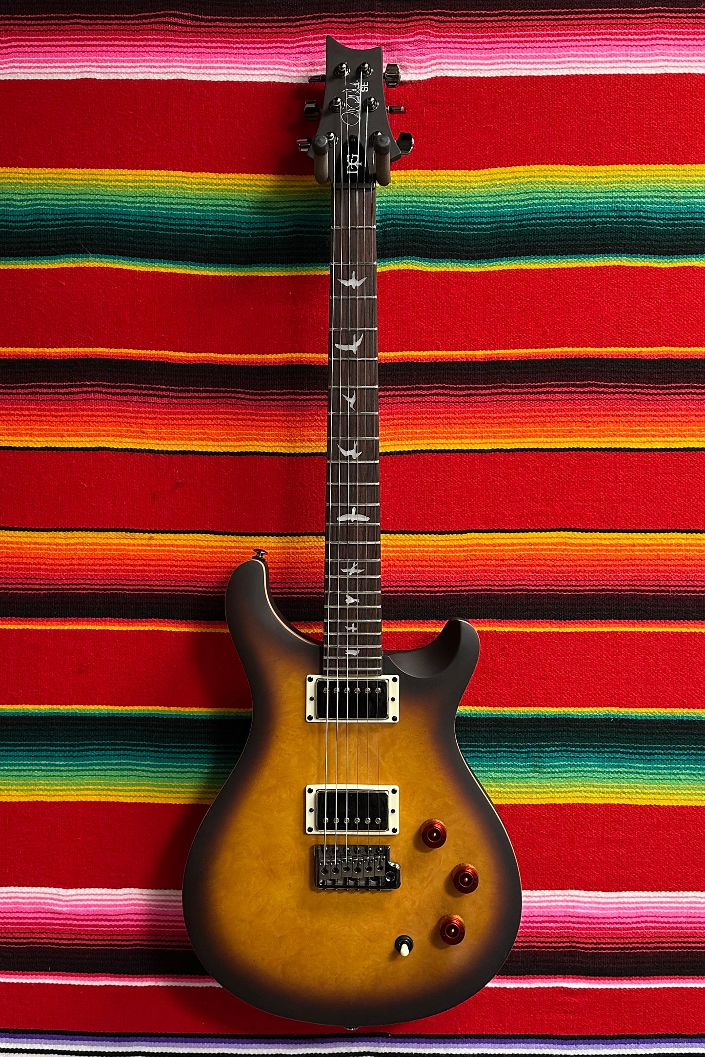 PRS SE DGT Exotic Veneer Laurel Burl Limited Edition McCarty Tobacco Burst (2024)