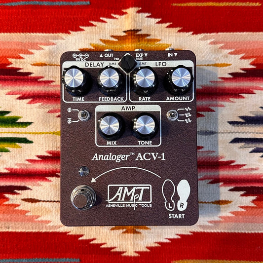 Asheville Music Tools Analoger ACV-1 Chorus/Vibrato Time Warping Device Desert Mauve Texture (2022)