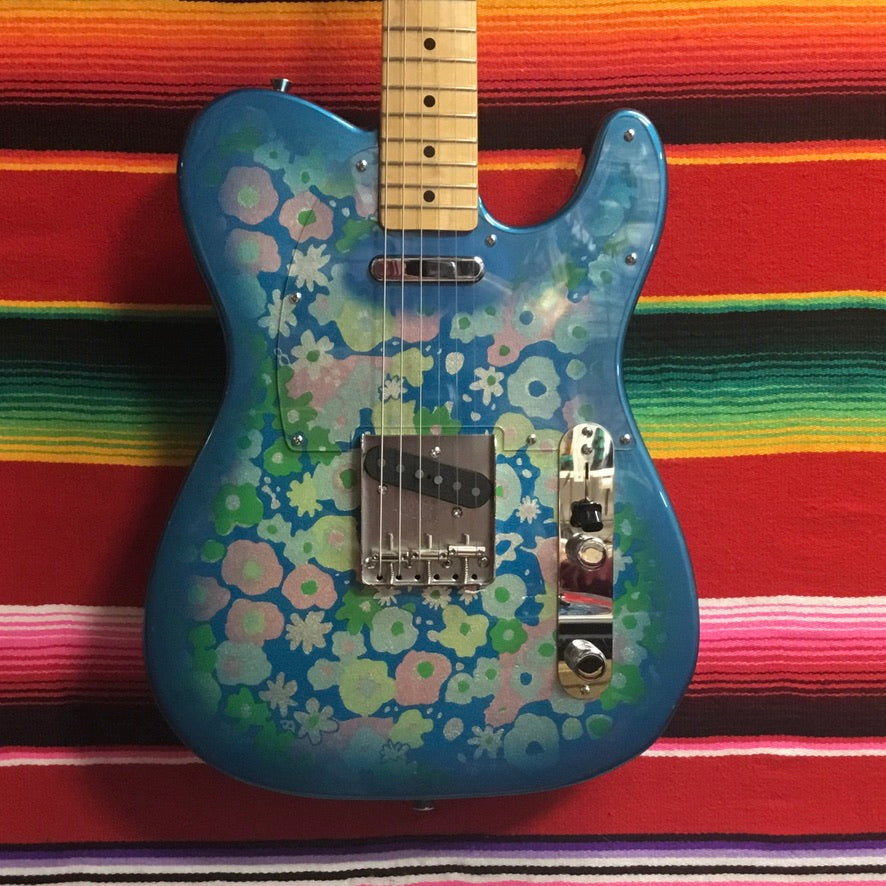 Fender CIJ TL-69 '69 Blue Floral Telecaster (1999-2002)