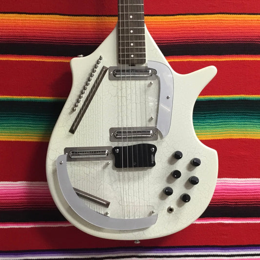 Danelectro Coral Sitar White Crackle