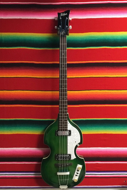 Hofner Limited Edition Icon Series B-Bass in Transparent Green