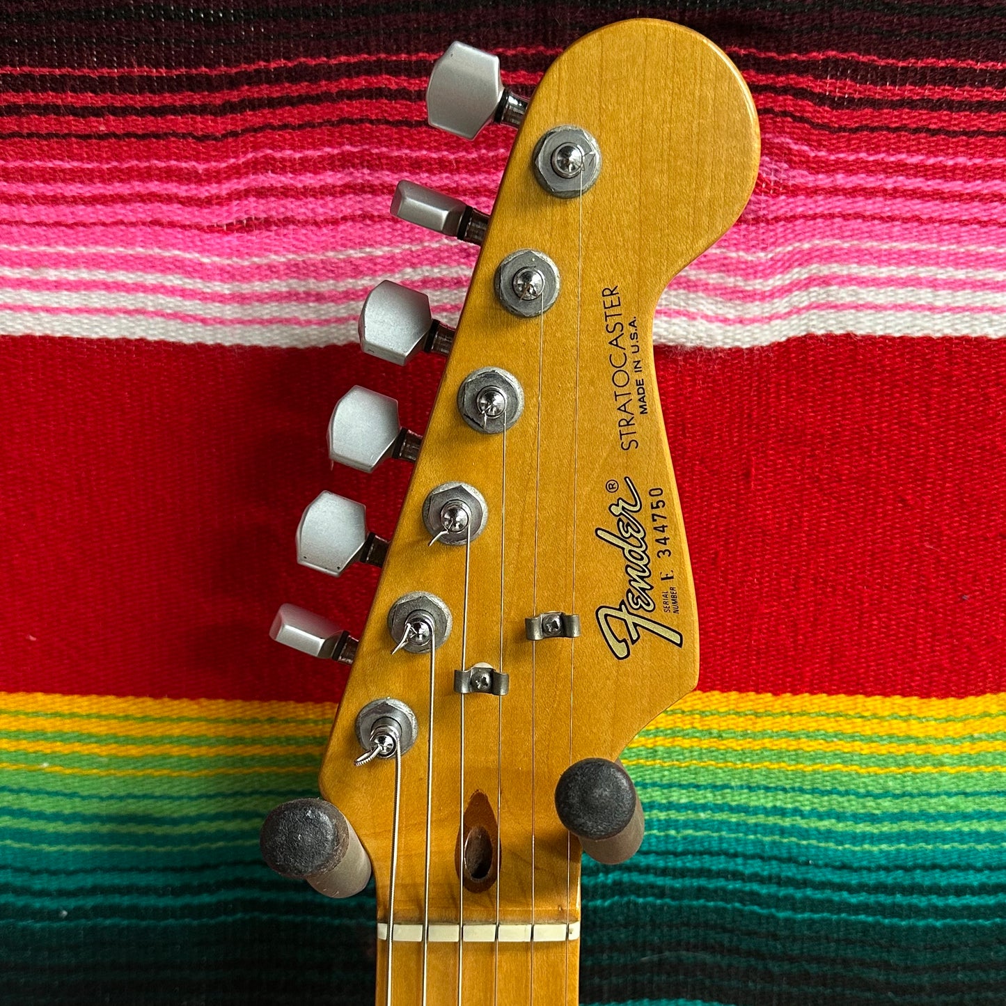 Fender "Bowling Ball"  Standard Stratocaster Marble Blue (1983)