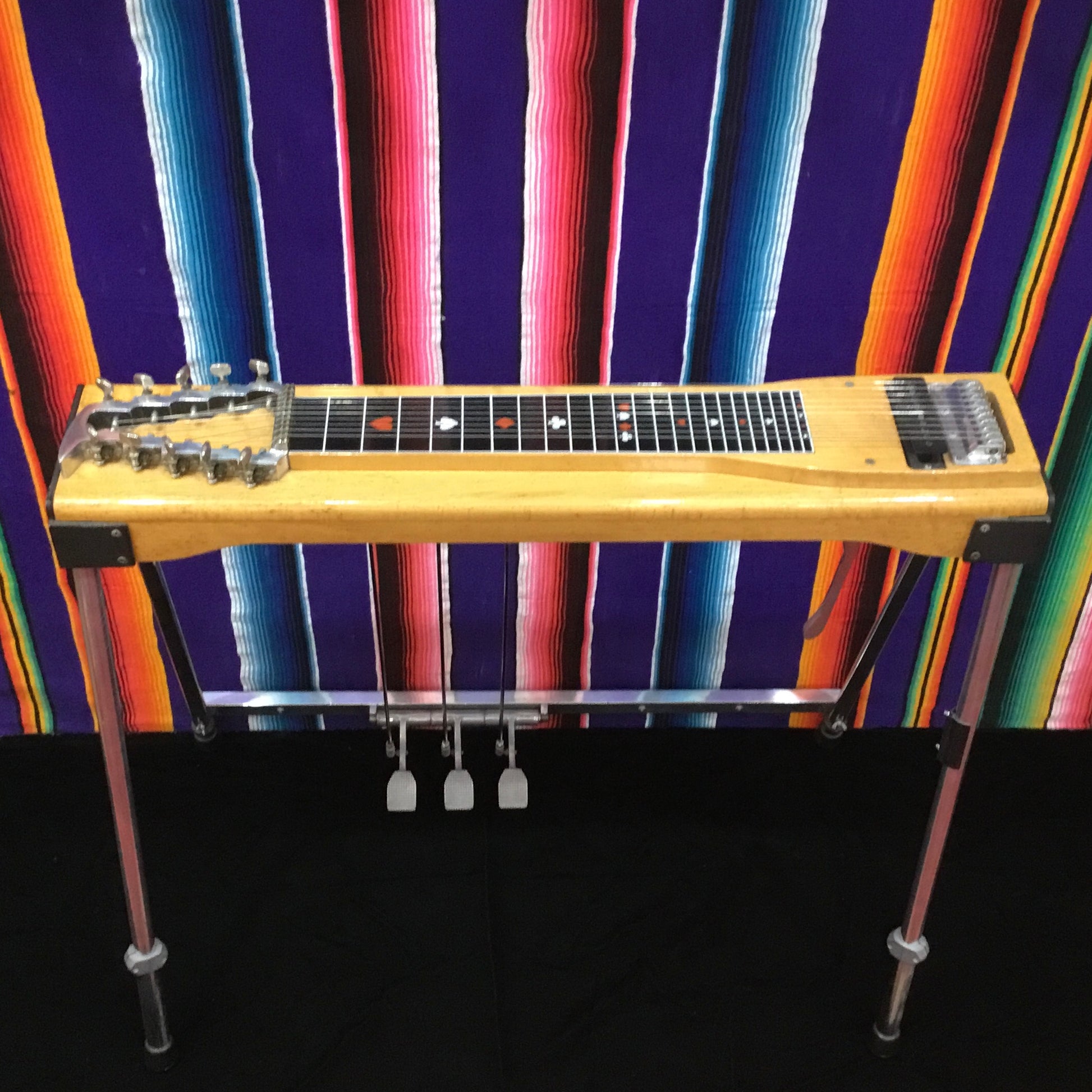 sho pedal Sho-Bud Maverick Pedal Steel (1974) – Action Music