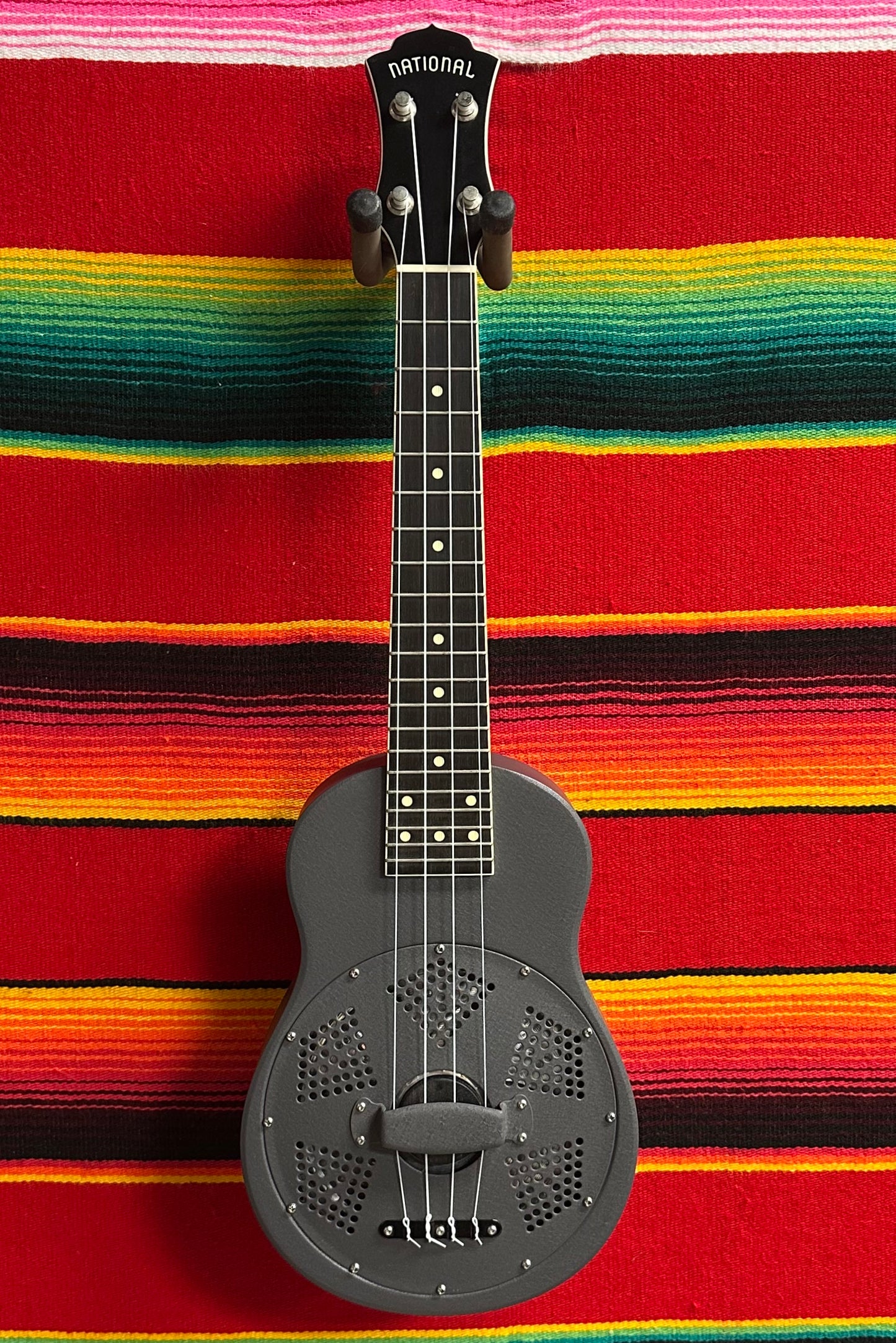 National NRP Steel Concert Ukulele Gray (2006)