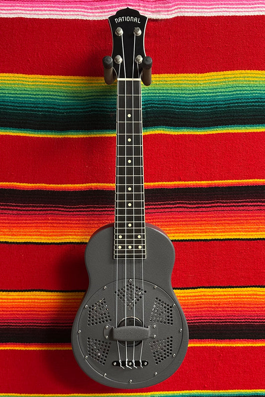 National NRP Steel Concert Ukulele Gray (2006)