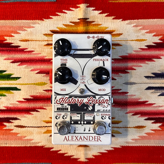 Alexander Pedals History Lesson Tap Tempo Delay V2