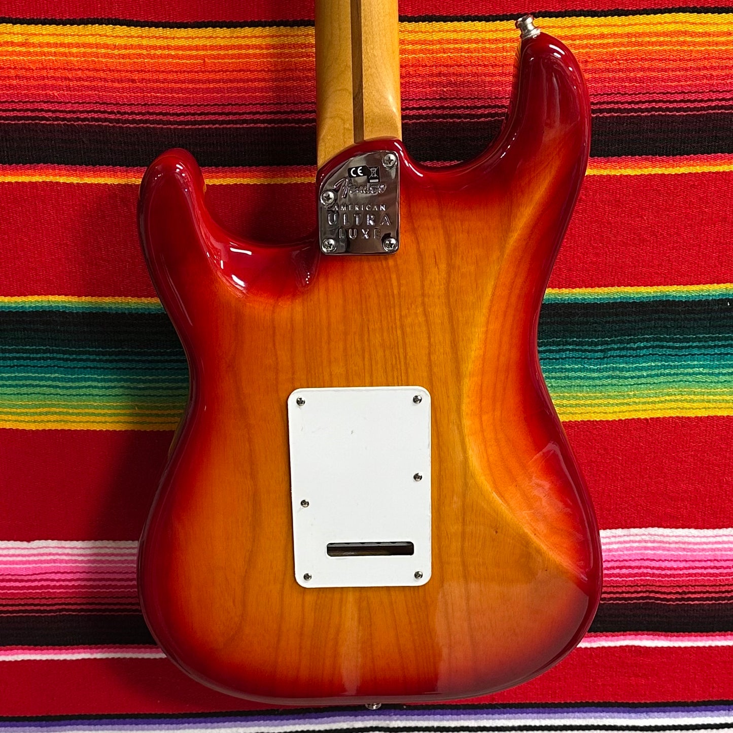 Fender American Ultra Luxe Stratocaster Plasma Red Burst (2021)