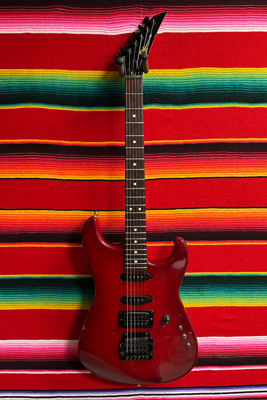 Charvel San Dimas HSS in Red Burst (1985)