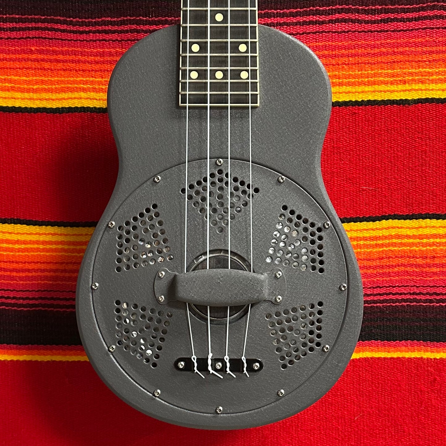 National NRP Steel Concert Ukulele Gray (2006)