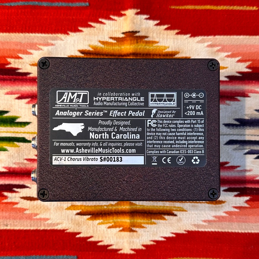 Asheville Music Tools Analoger ACV-1 Chorus/Vibrato Time Warping Device Desert Mauve Texture (2022)