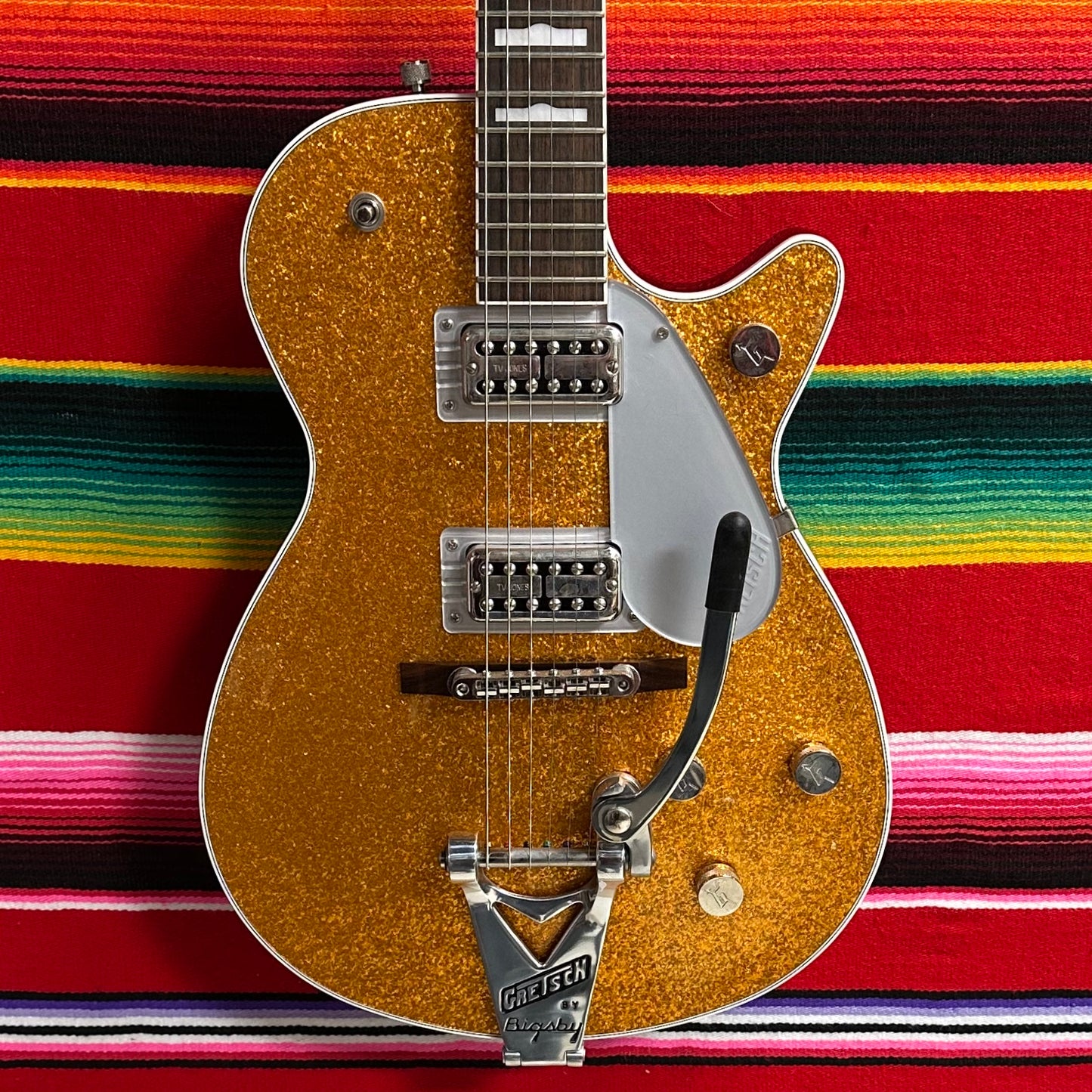 Gretsch G6129T-89VS in Bigsby Gold Sparkle (2022)