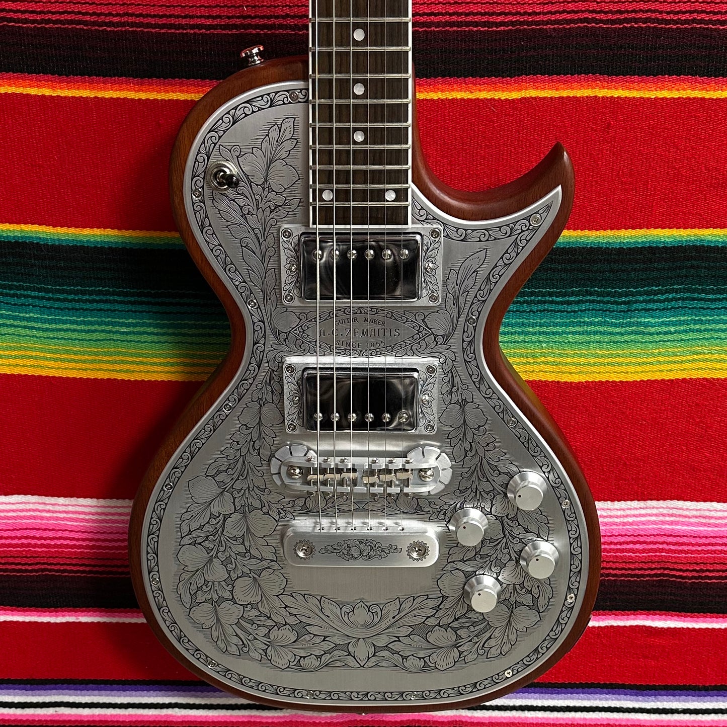 Zemaitis C24MF NT Casimere Metal Front Mahogany (2015)