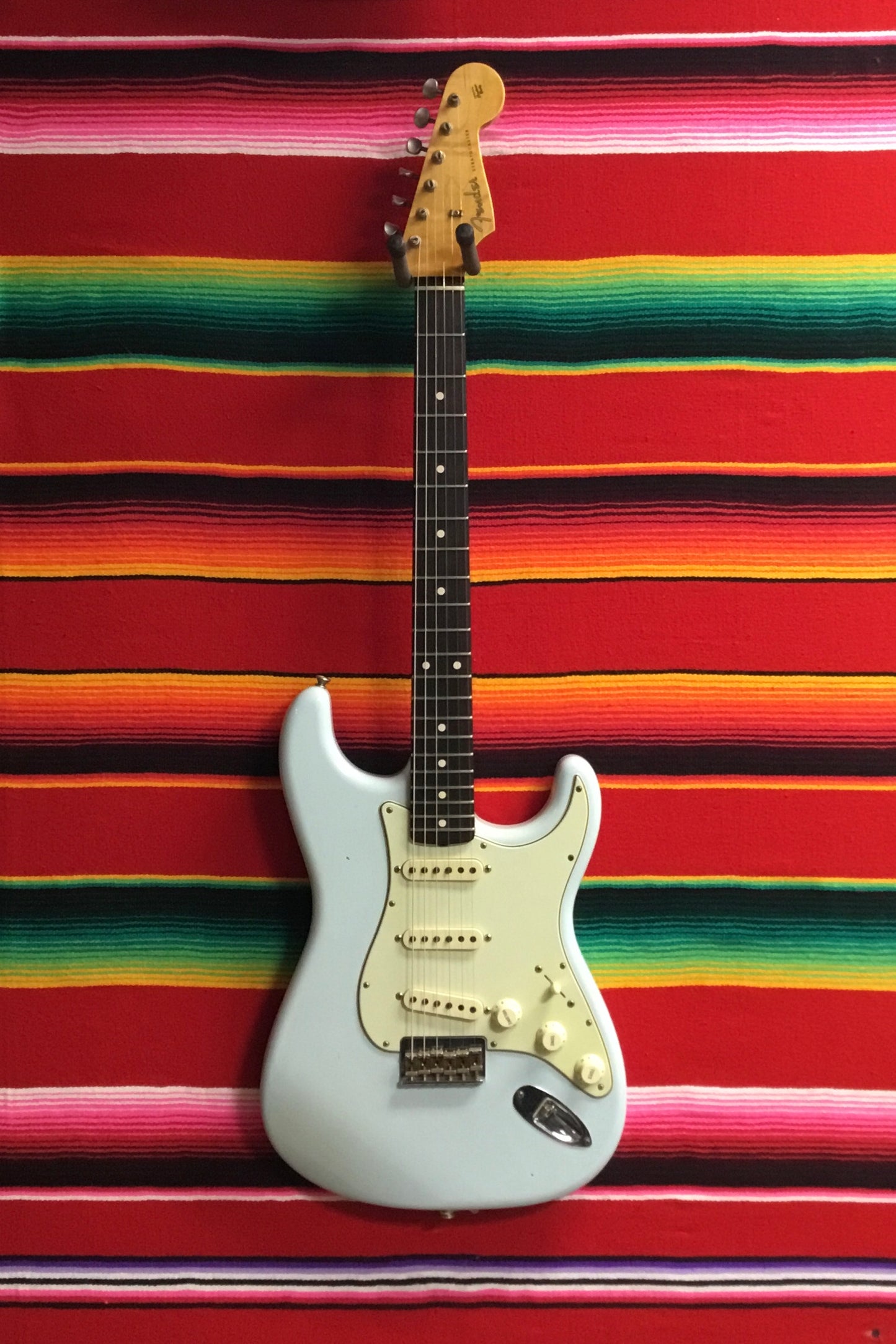 Fender Custom Shop Limited Edition '61 Stratocaster Hardtail Journeyman Relic Faded Aged Sonic Blue (2022)