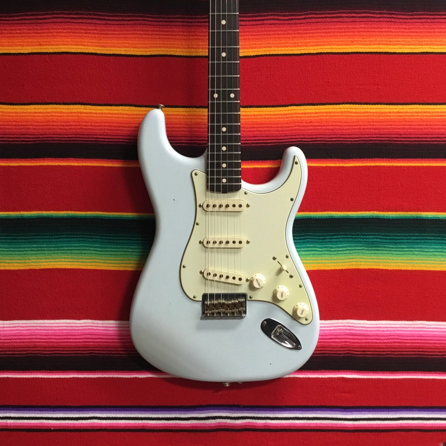 Fender Custom Shop Limited Edition '61 Stratocaster Hardtail Journeyman Relic Faded Aged Sonic Blue (2022)