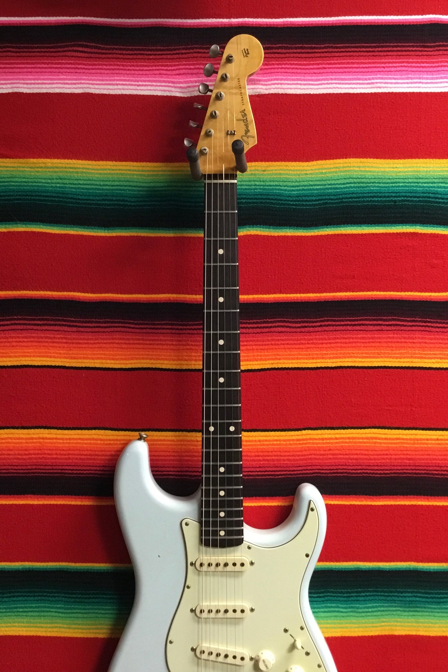 Fender Custom Shop Limited Edition '61 Stratocaster Hardtail Journeyman Relic Faded Aged Sonic Blue (2022)