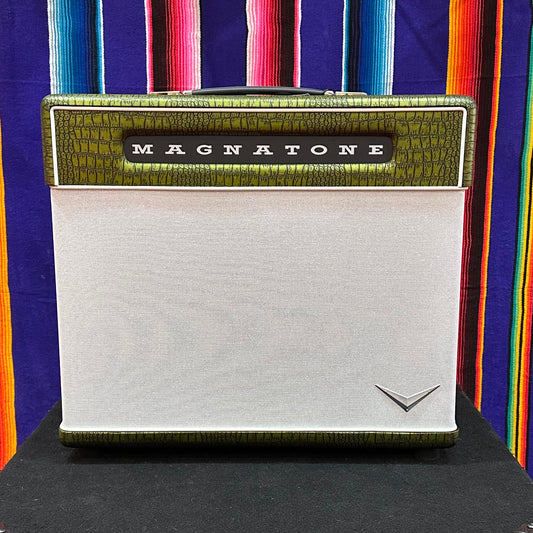 Magnatone Super Fifteen 1x12 Combo Custom Green Croc (2025)